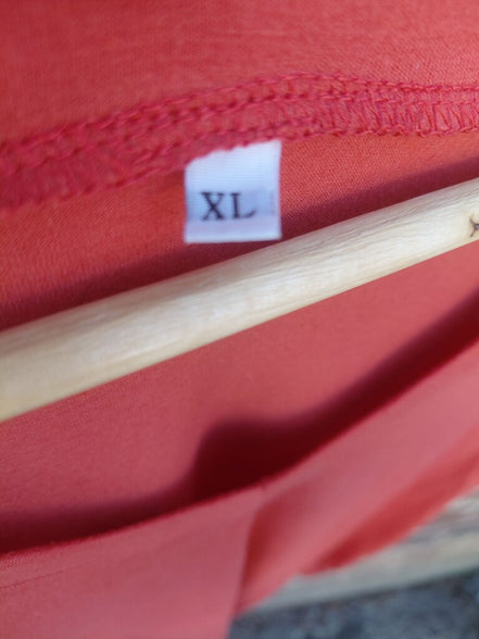 Men's XL Red V-Neck T-Shirt