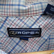 Roper Men's Plaid Button-Up Shirt