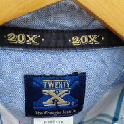 20X Men's Plaid Button-Up Shirt