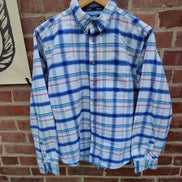 20X Men's Plaid Button-Up Shirt