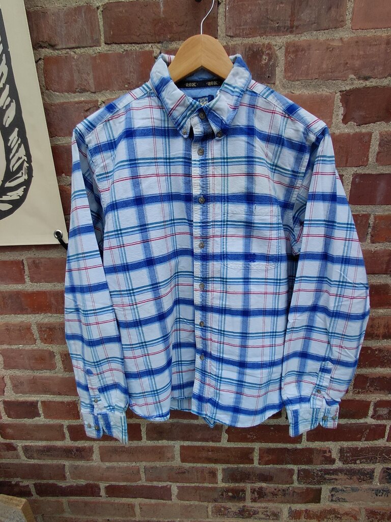 20X Men's Plaid Button-Up Shirt