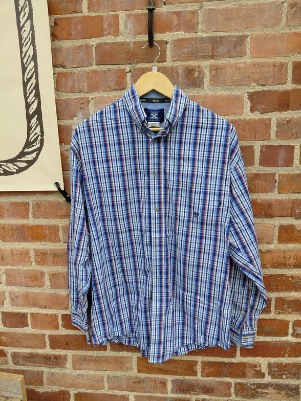 20X Wrangler Men's Plaid Shirt