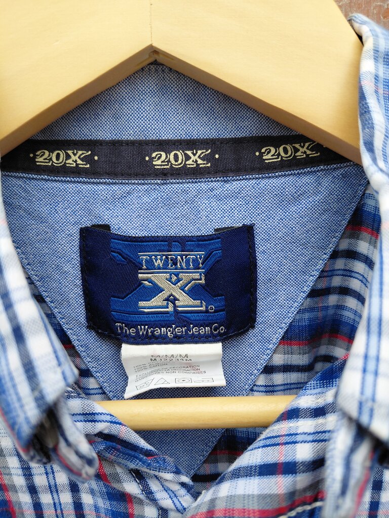 20X Wrangler Men's Plaid Shirt