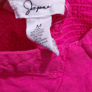 Pink Cropped Top and Pants Set