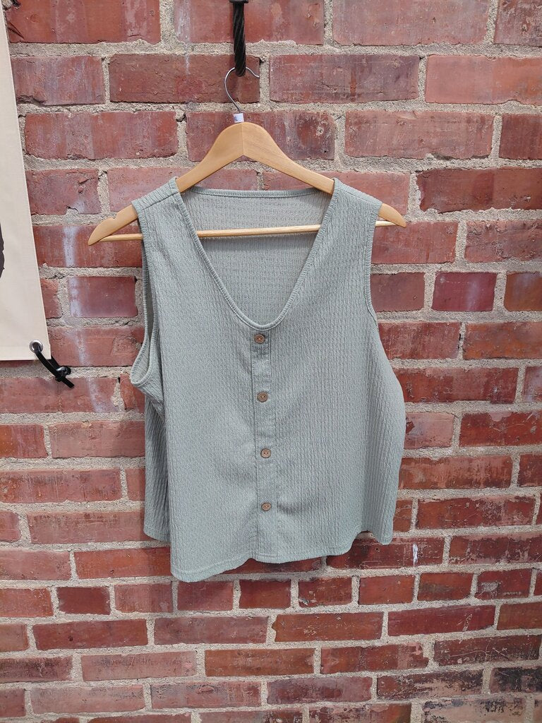 V-neck Sleeveless Top
