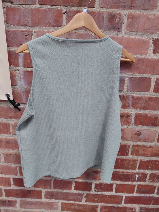 V-neck Sleeveless Top