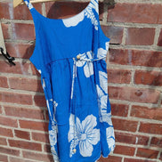 Blue Floral Summer Dress