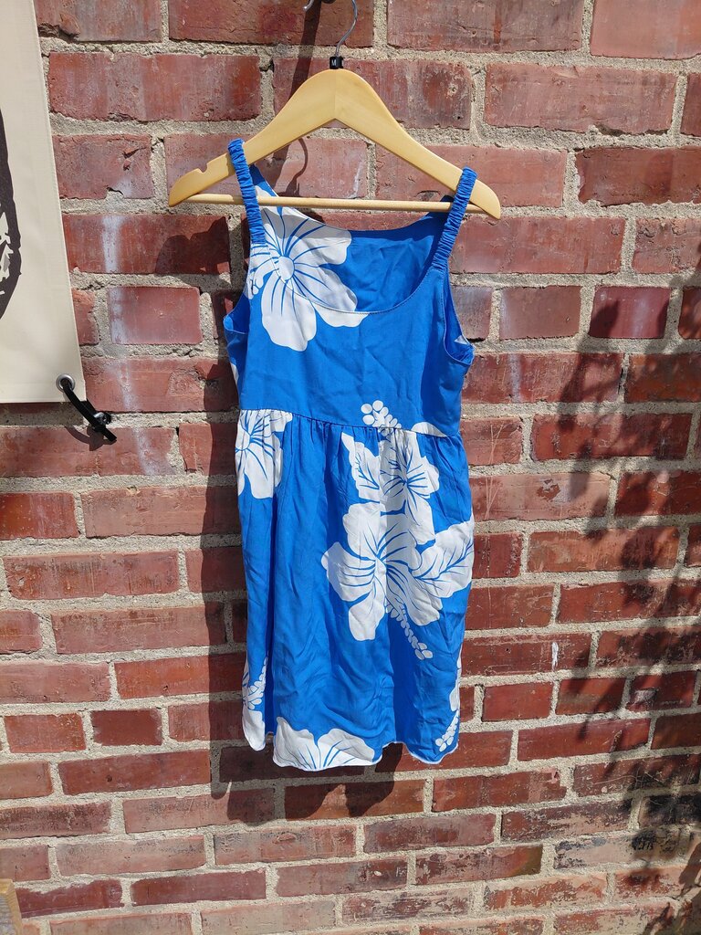 Blue Floral Summer Dress