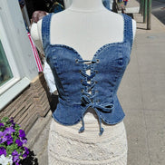 Papermoon Denim Corset Top