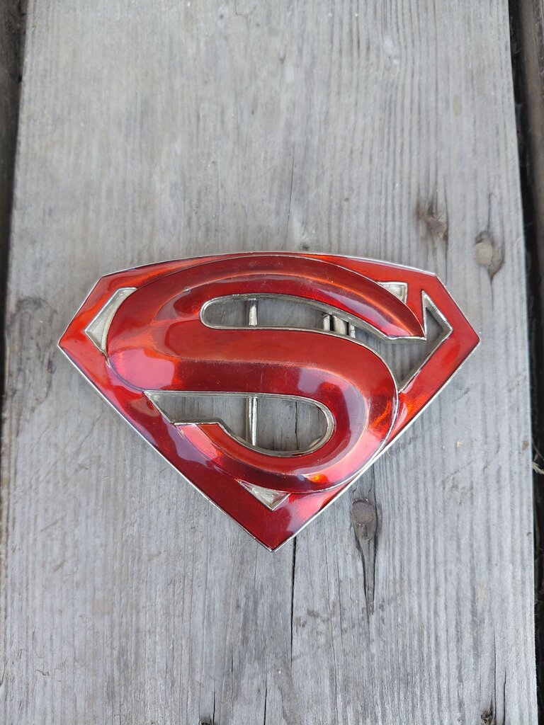 Superman Logo Belt Buckle