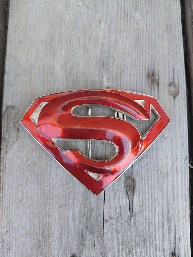 Superman Logo Belt Buckle