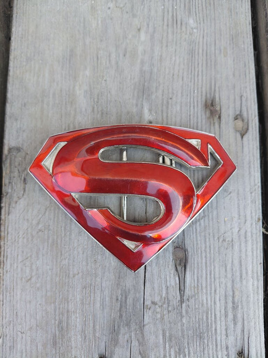 Superman Logo Belt Buckle