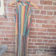 Fashion Express Colorful Striped Dress