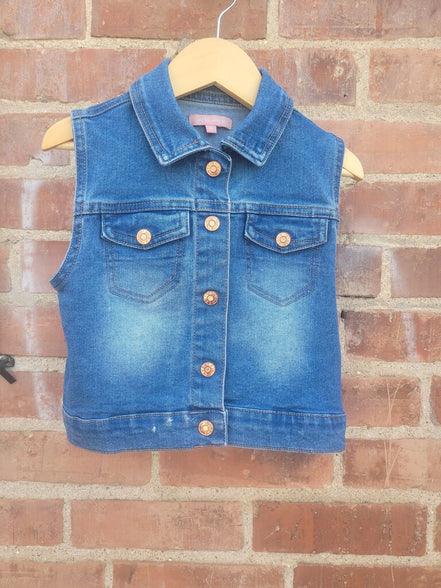 BCBG Girls Denim Vest
