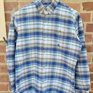 Wrangler 20X Plaid Button-Up Shirt