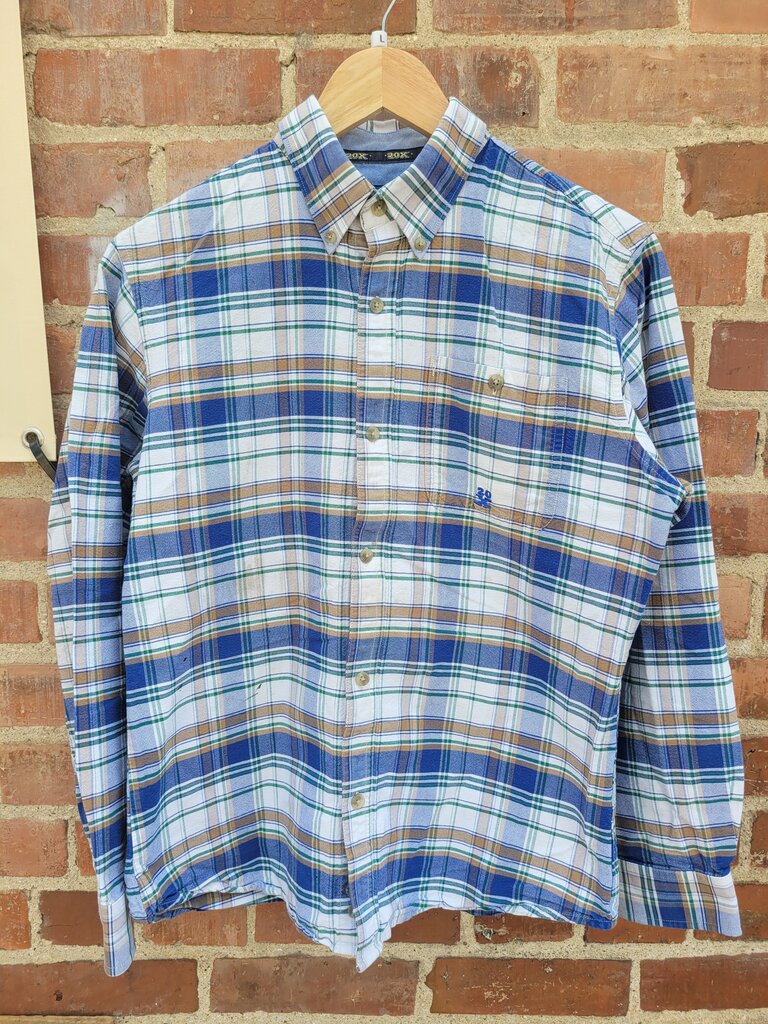 Wrangler 20X Plaid Button-Up Shirt