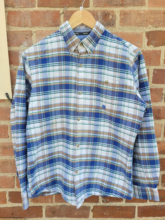 Wrangler 20X Plaid Button-Up Shirt