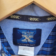 Wrangler 20X Men's Button-Up Plaid Shirt