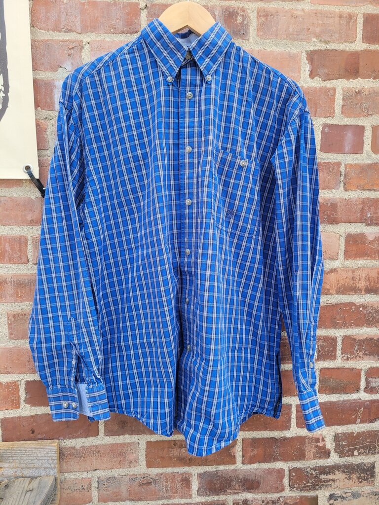 Wrangler 20X Men's Button-Up Plaid Shirt