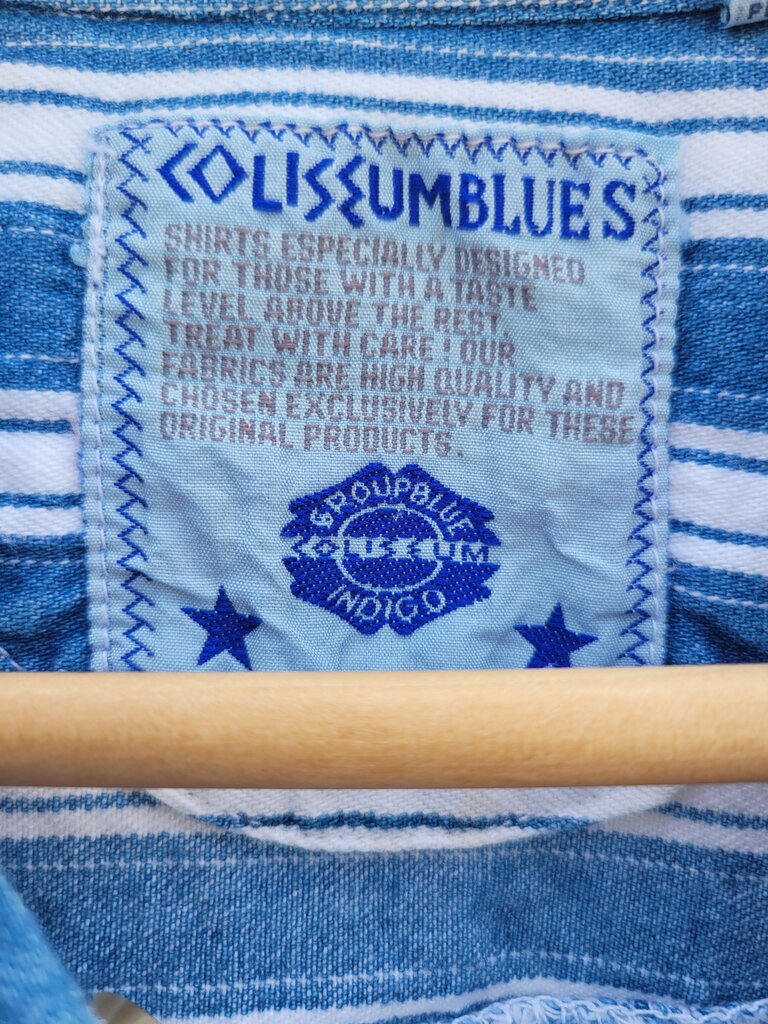 Coliseum Blues Striped Button-Up Shirt