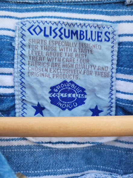 Coliseum Blues Striped Button-Up Shirt