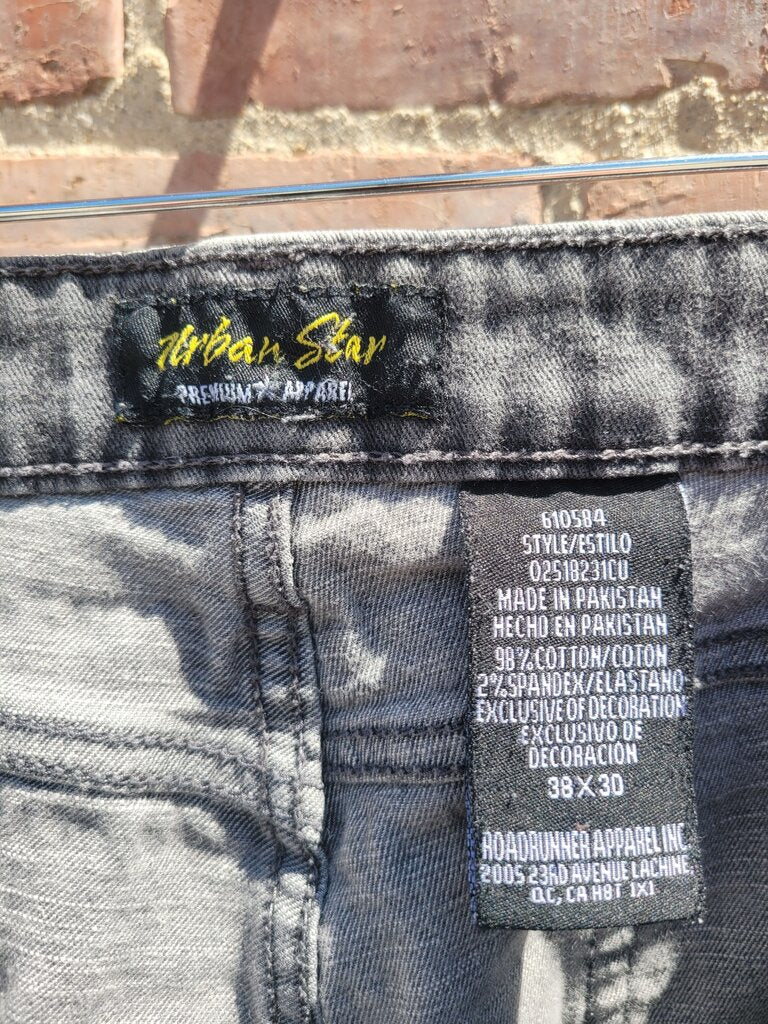 Urban Star Men's Premium Apparel Gray Jeans