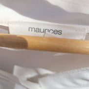Women's White Button-Up Shirt by Maurices