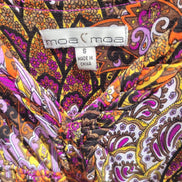 Moa Moa Women's Bohemian Floral Spaghetti Strap Maxi Dress