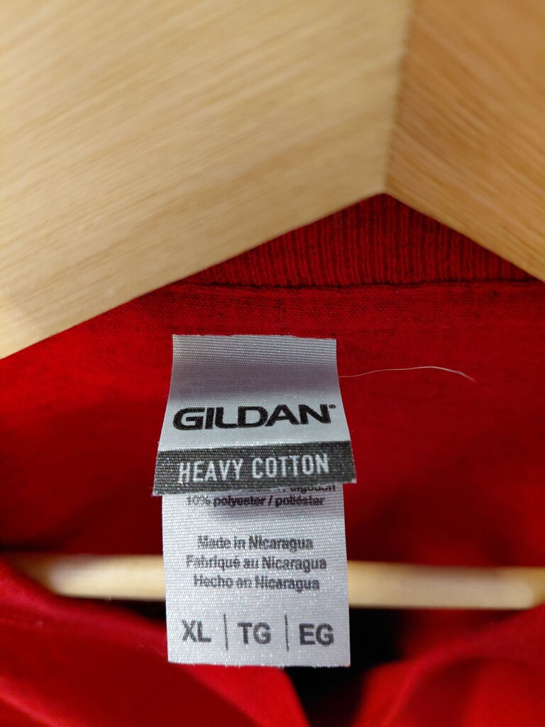 Gildan Heavy Cotton Red T-Shirt