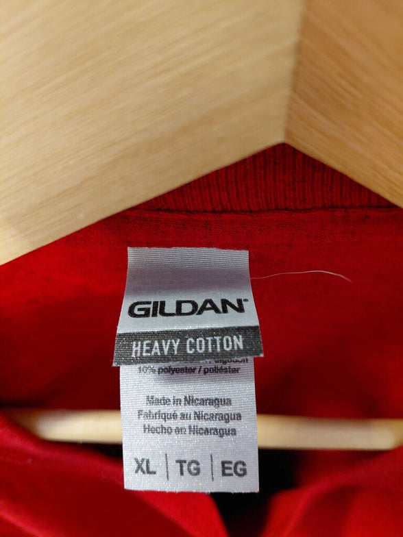 Gildan Heavy Cotton Red T-Shirt