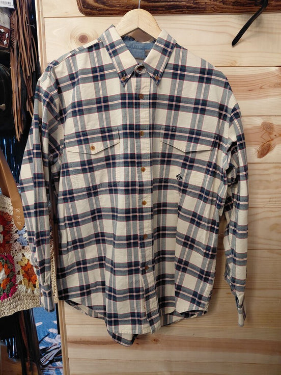 Roper Men's Plaid Button-Up Shirt