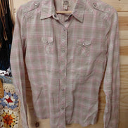 Original Fox & Lux Women's Plaid Button-Up Shirt