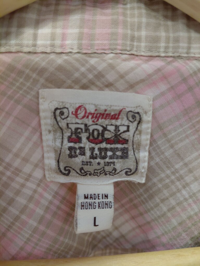 Original Fox & Lux Women's Plaid Button-Up Shirt
