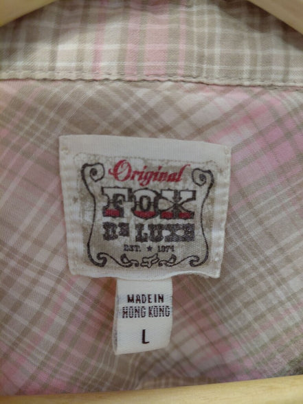 Original Fox & Lux Women's Plaid Button-Up Shirt