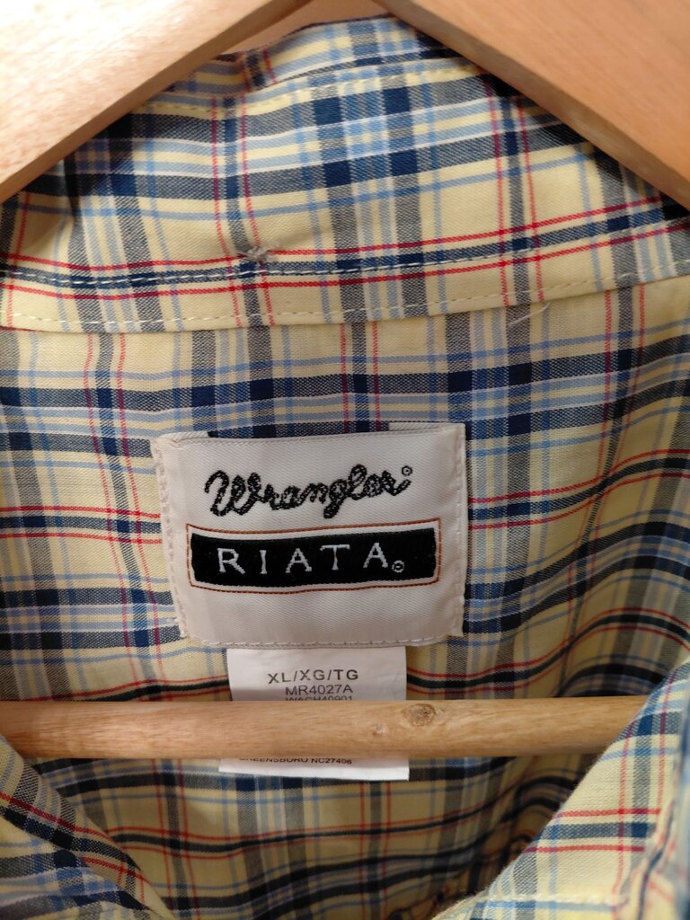 Wrangler Riata Plaid Short Sleeve Shirt