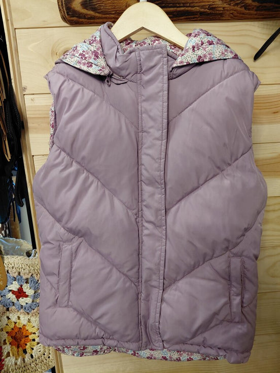 Gap Kids Floral Lined Puffer Vest