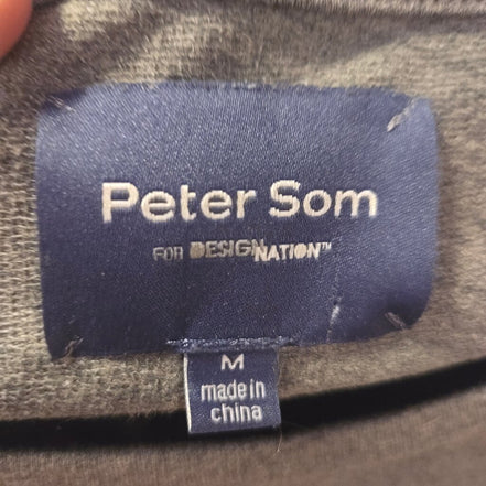 Peter Som Embellished Gray T-Shirt