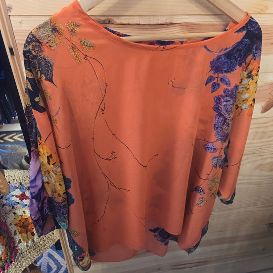 Floral Overlay Top