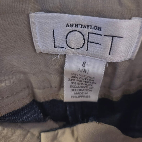 Ann Taylor Loft Women's Chambray Crop Pants
