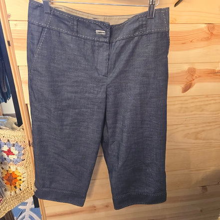 Ann Taylor Loft Women's Chambray Crop Pants