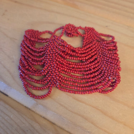 Red Beaded Bracelet