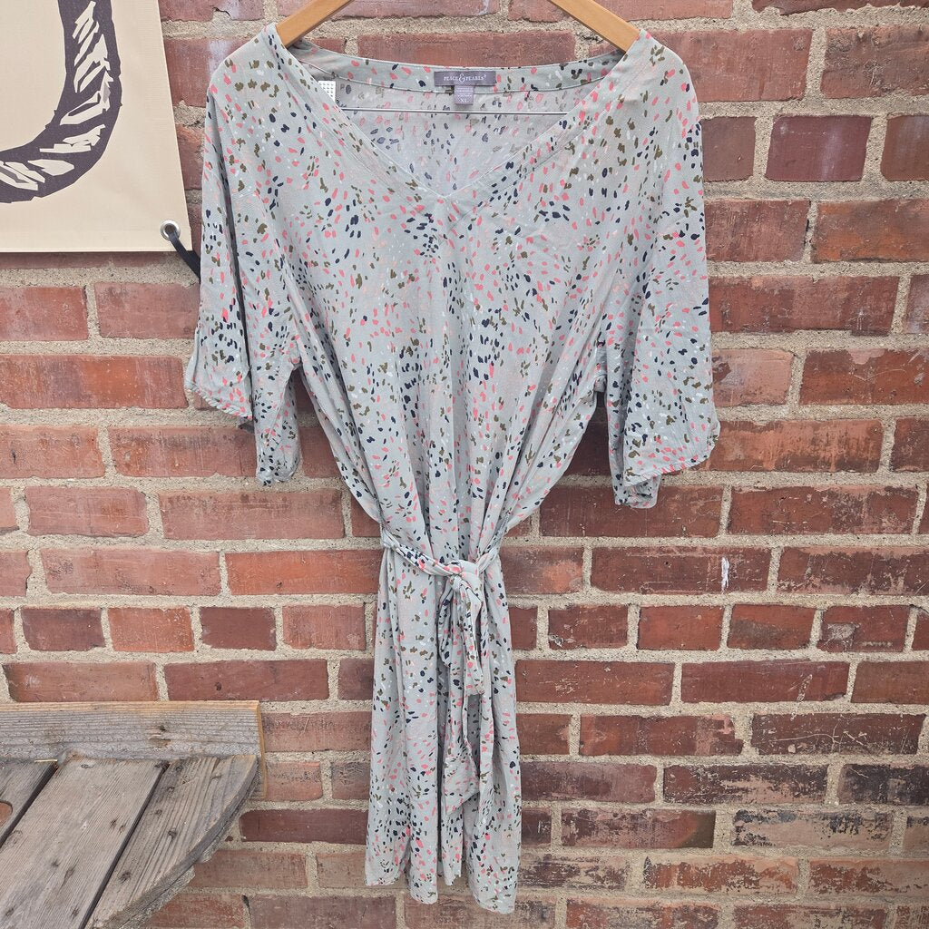 Peace & Pearls Floral Dress