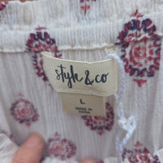 Style & Co Floral Pattern Dress