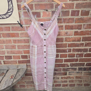 Universal Thread Women's Pink Button-Up Dress