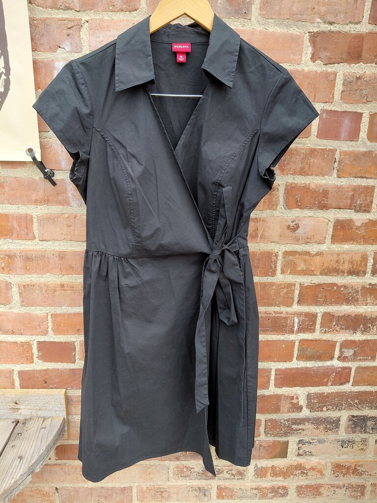 Merona Women's Black Wrap Dress