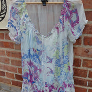 AB Studio Floral Blouse