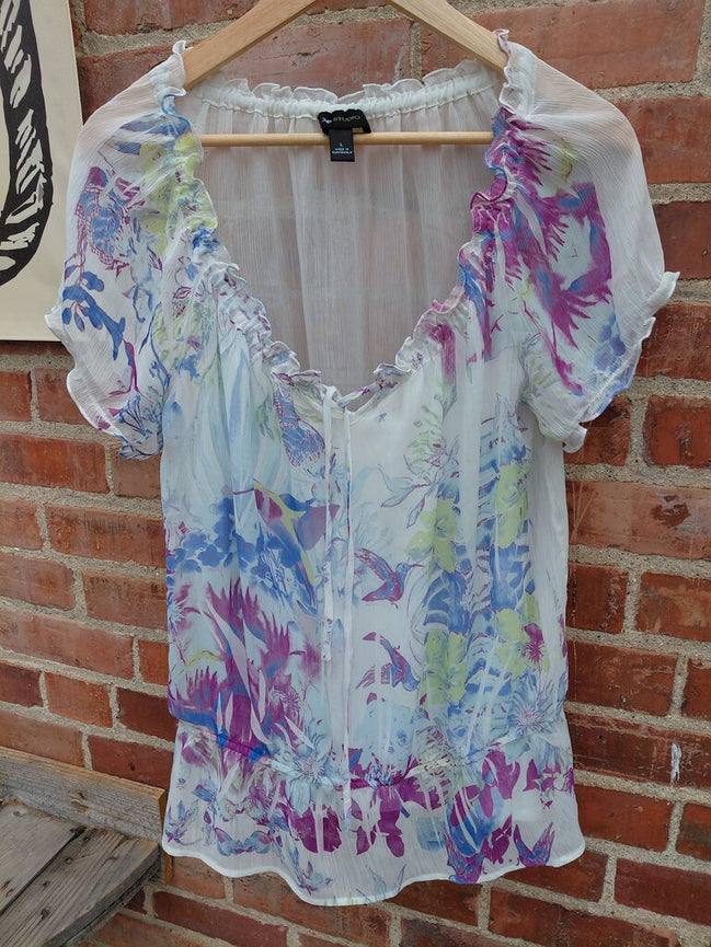 AB Studio Floral Blouse