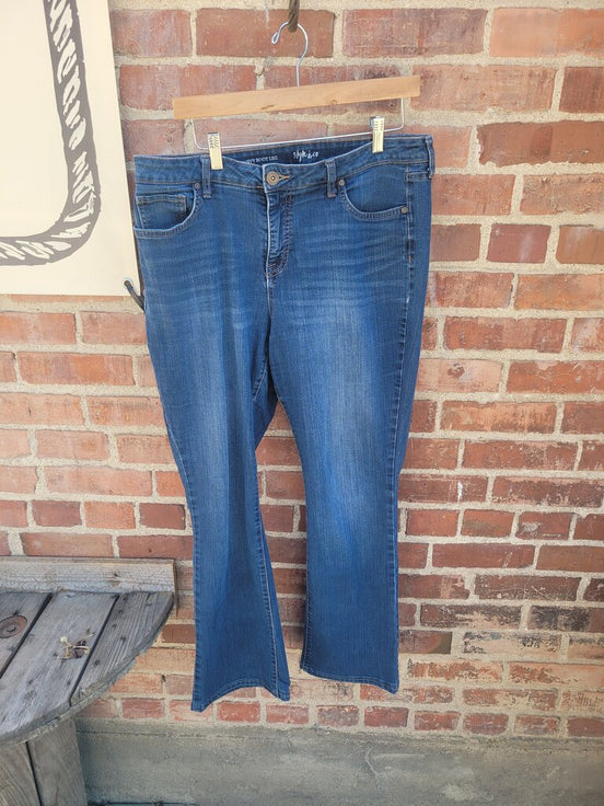 Style & Co. Curvy Boot Leg Jeans