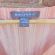 Peace & Pearls Striped Dress