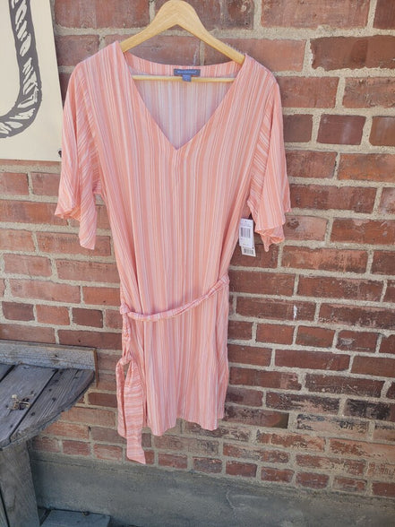 Peace & Pearls Striped Dress